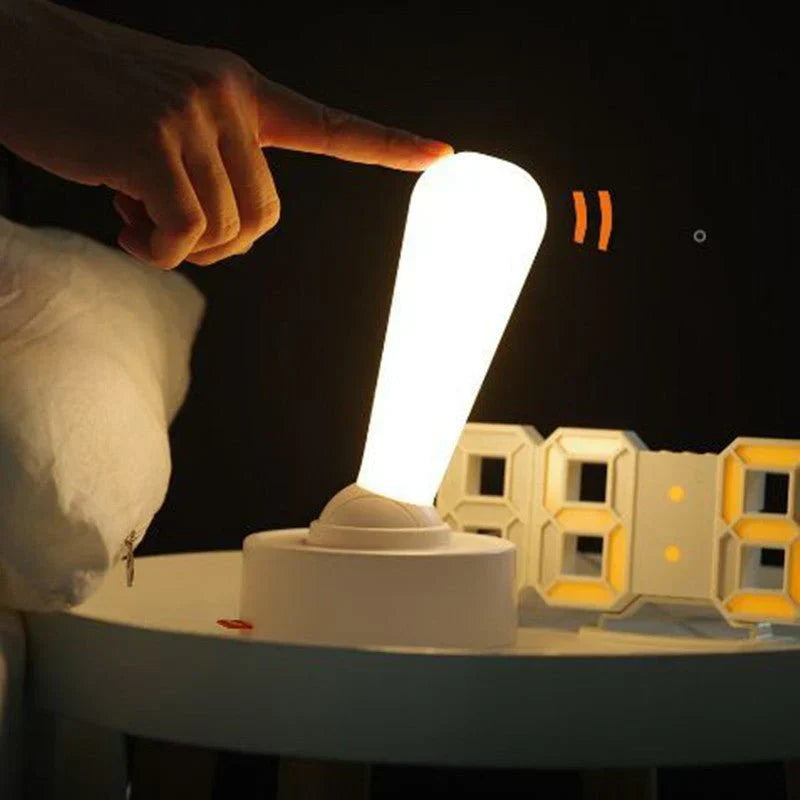 Toggle Light Indoor Bedroom Bedside Atmosphere Light Silicone USB Rechargeable